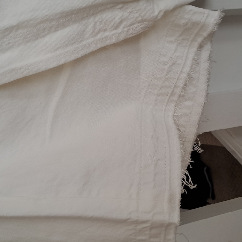 R13 White Denim Crossover Shorts NWT in Nico sz27 - Picture 11 of 14